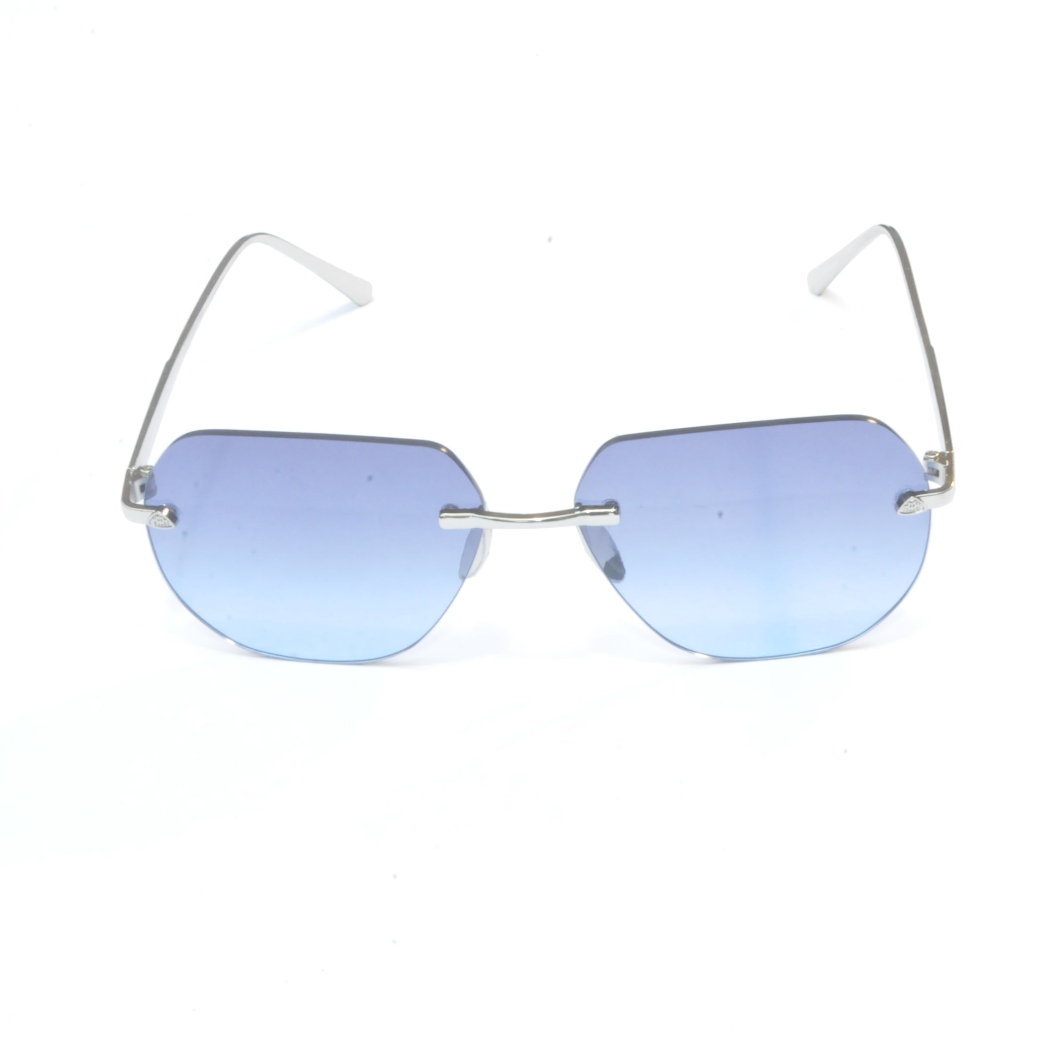 Tredvibe Sliver Blue Rectangular Sunglassess Men & Women 362TD1064