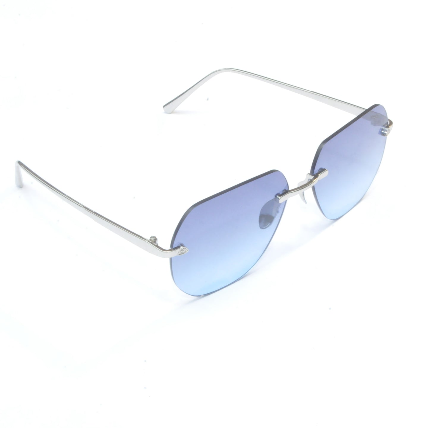 Tredvibe Sliver Blue Rectangular Sunglassess Men & Women 362TD1064