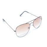 Tredvibe Sliver & pink Aviator Sunglasses Men & Women 21214TD1008