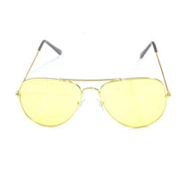 Tredvibe Golden Yellow Aviator Sunglassess Men & Women 21214TD1014