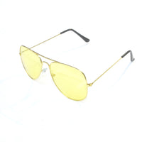 Tredvibe Golden Yellow Aviator Sunglassess Men & Women 21214TD1014