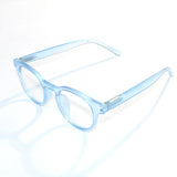 Tredvibe Blue Clear Round Sunglassess Men & Women BY2322TD1085