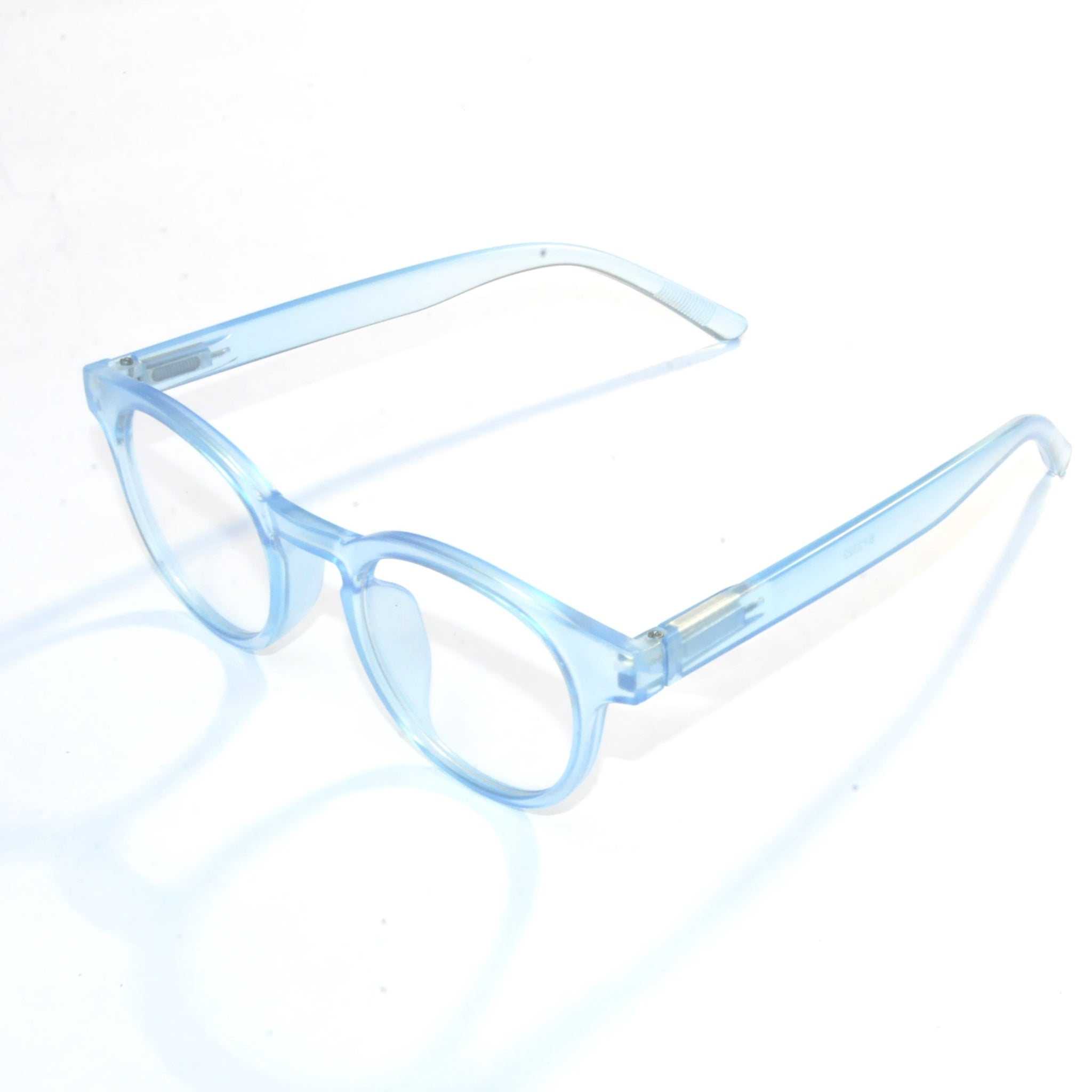 Tredvibe Blue Clear Round Sunglassess Men & Women BY2322TD1085