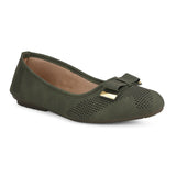 Grey Leather Comfortable Bellies Woman And Girls